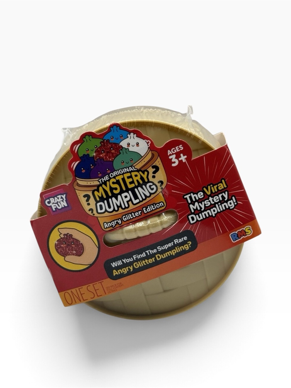 The Original Mystery Dumpling - Angry Glitter Edition Squishy Toy